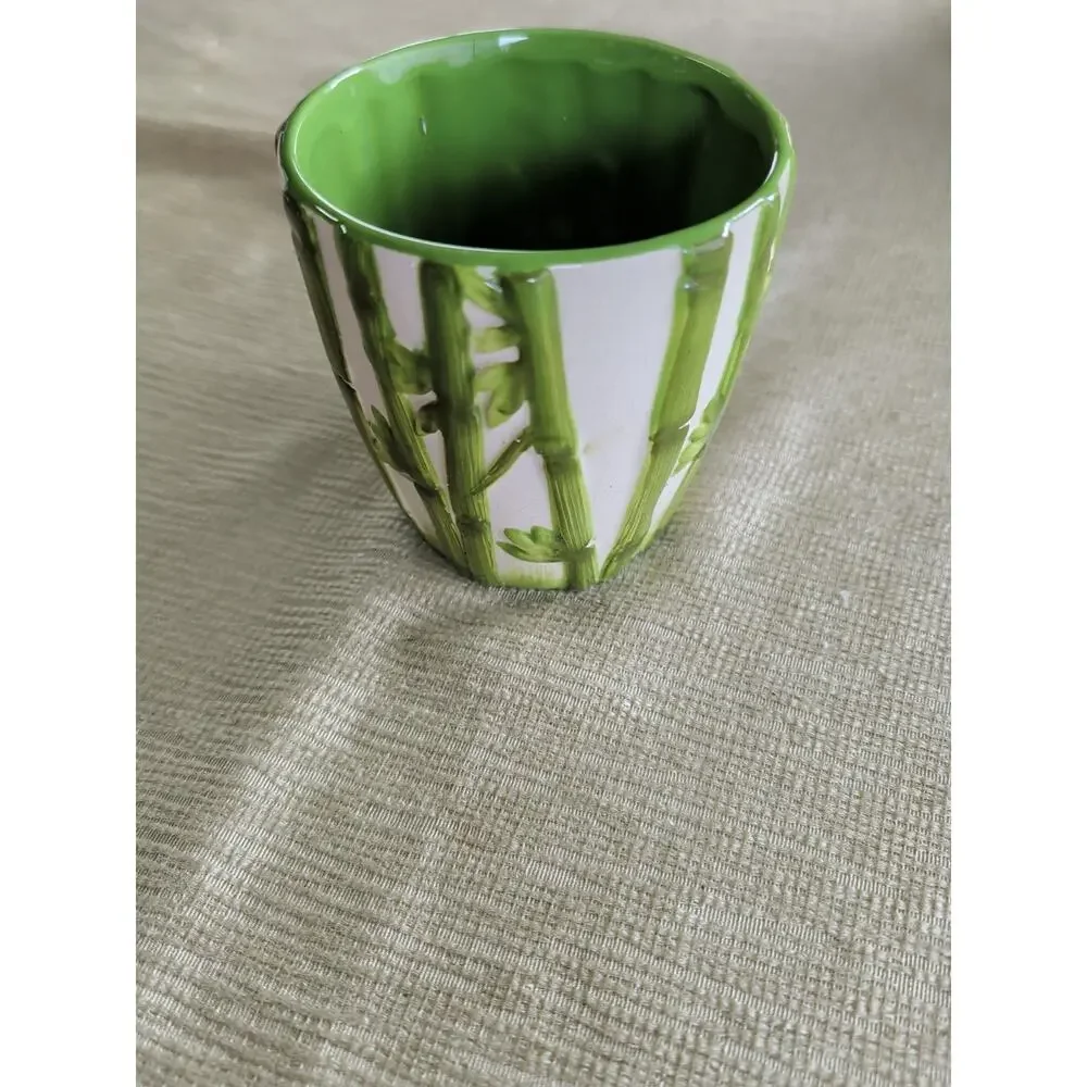 Pier 1 Bamboo Surprise Panda Coffee Tea Mug Cup